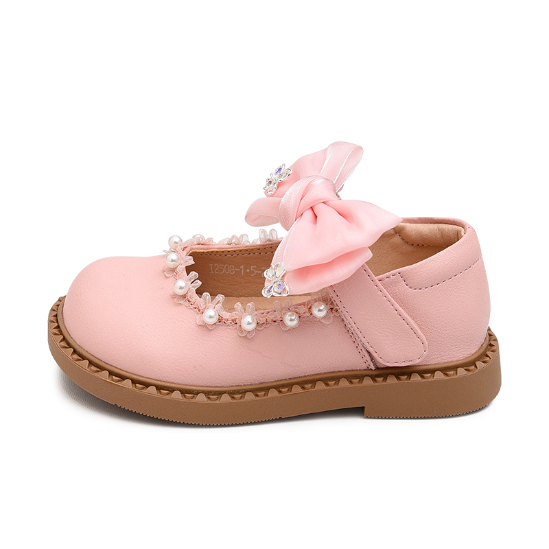 Детские кожаные туфли с противоскользящей подошвой и износостойким верхом Budding, розовый
Детские кожаные туфли с противоскользящей подошвой и износостойким верхом Budding, розовый