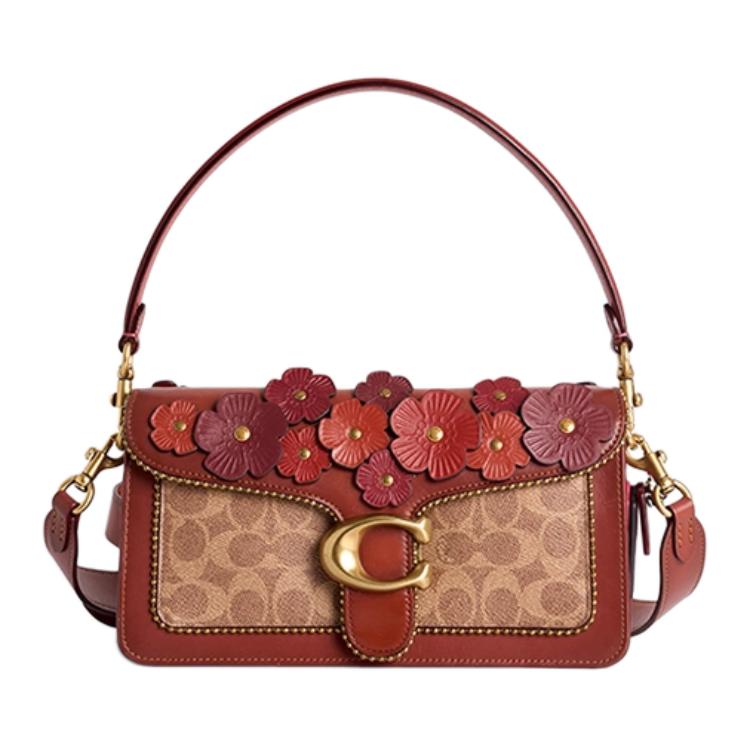 COACH Кожаная сумка через плечо с искусственной кожей среднего размера для женщин в коричневом, желтом, рыжем и красном цветах
COACH Кожаная сумка через плечо с искусственной кожей среднего размера для женщин в коричневом, желтом, рыжем и красном цветах