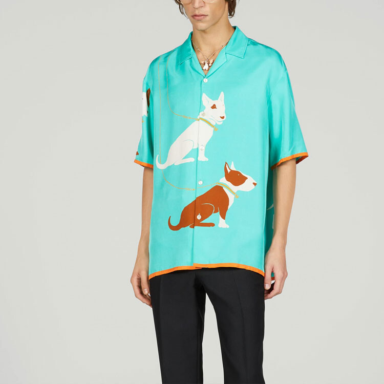 Рубашка мужская бирюзовая Gucci, бирюзовый
Рубашка мужская бирюзовая Gucci, бирюзовый