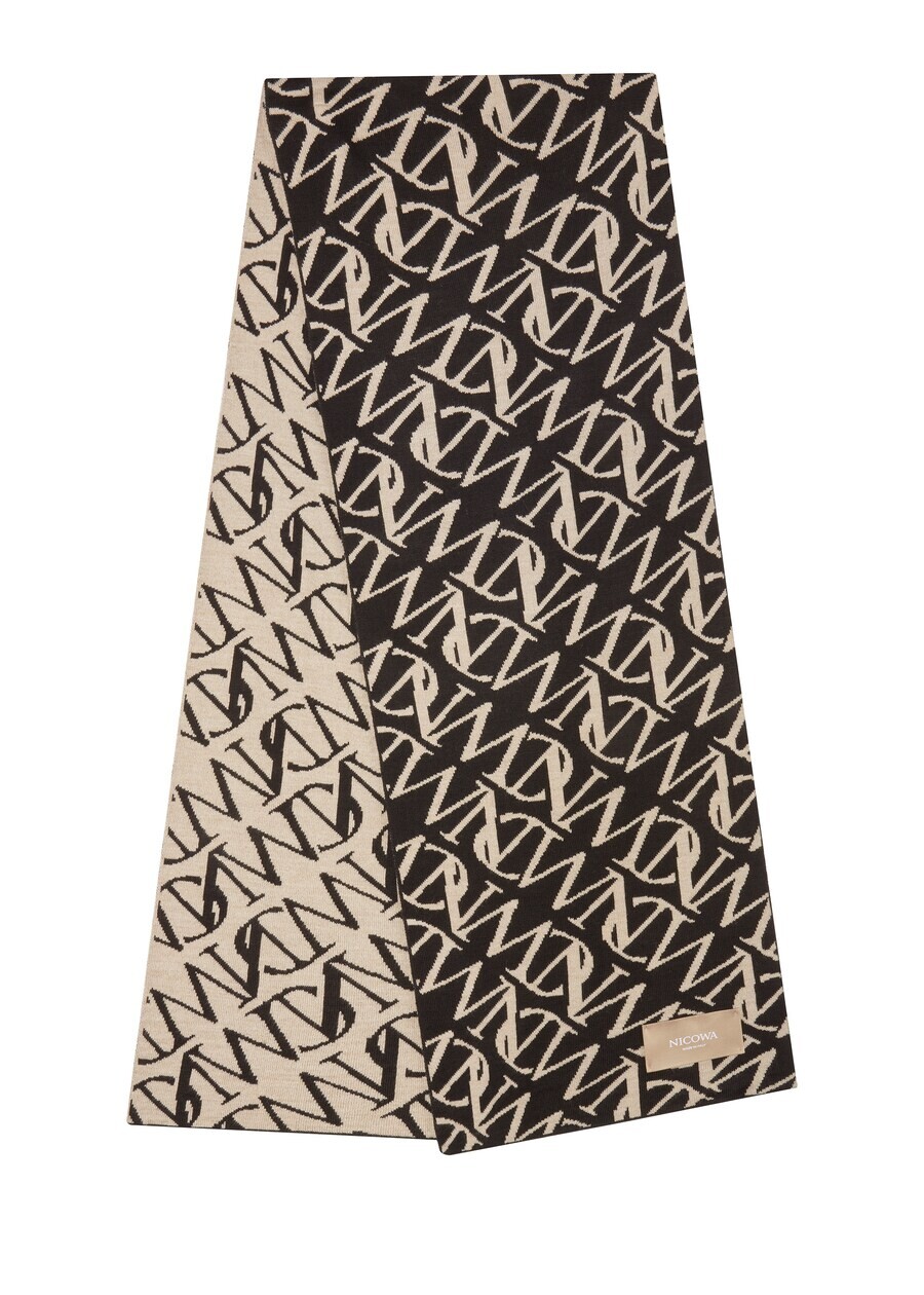 Шарф Nicowa, бежевый/черный
Шарф Nicowa, бежевый/черный