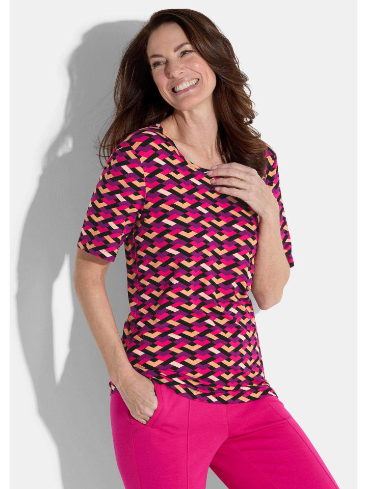 Рубашка розового / баклажанового / персикового / с узором GOLDNER
Рубашка розового / баклажанового / персикового / с узором GOLDNER