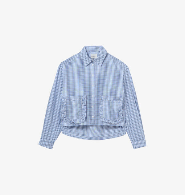 Рубашка из хлопка в клетку Carine Claudie Pierlot, цвет divers 
Рубашка из хлопка в клетку Carine Claudie Pierlot, цвет divers