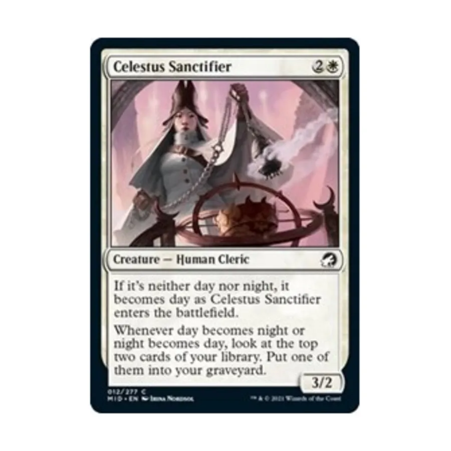 CCG Целест Святитель (клавиша C), MTG - Innistrad - Midnight Hunt
CCG Целест Святитель (клавиша C), MTG - Innistrad - Midnight Hunt