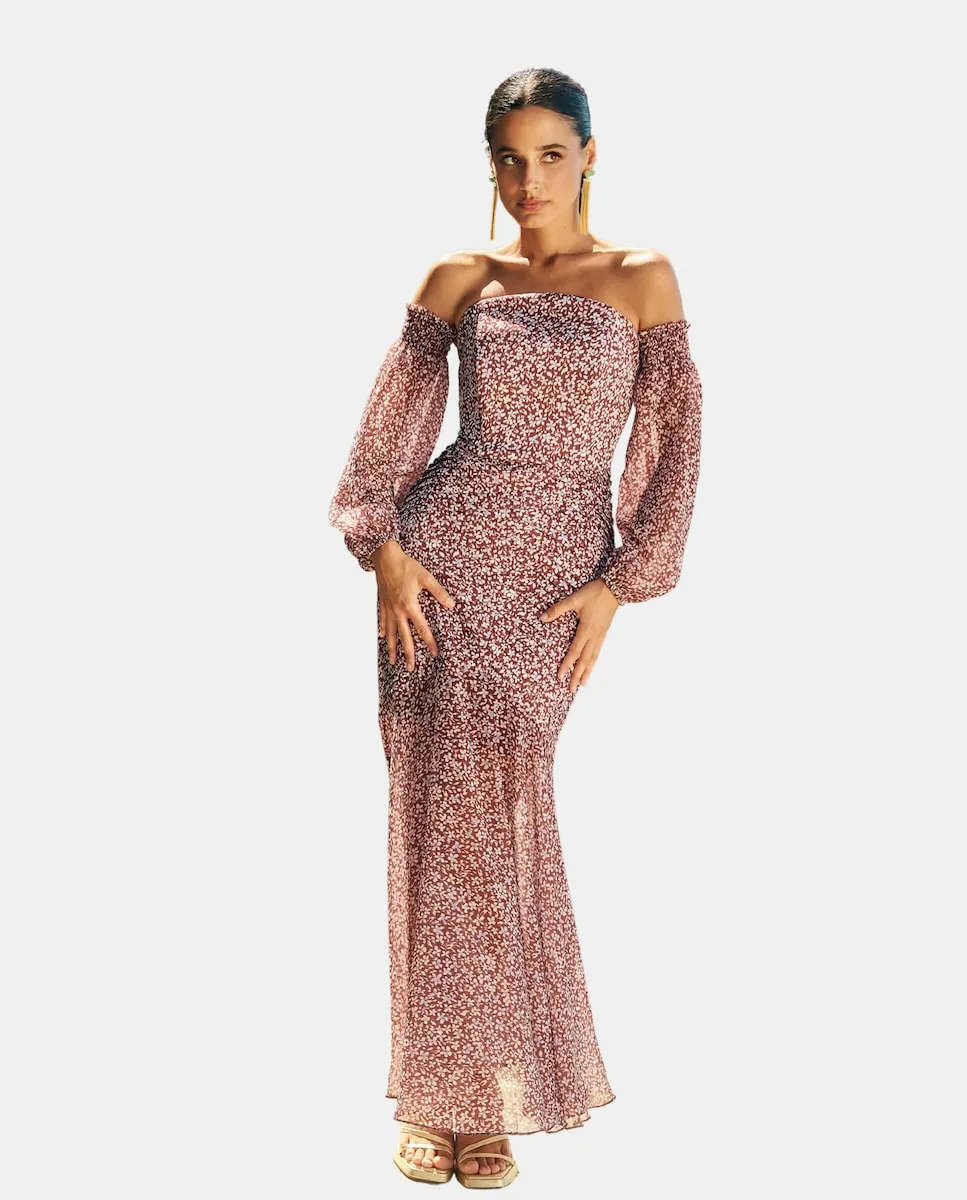 Миди-платье на корсете с отдельными рукавами MIPHAI, коричневый
Миди-платье на корсете с отдельными рукавами MIPHAI, коричневый