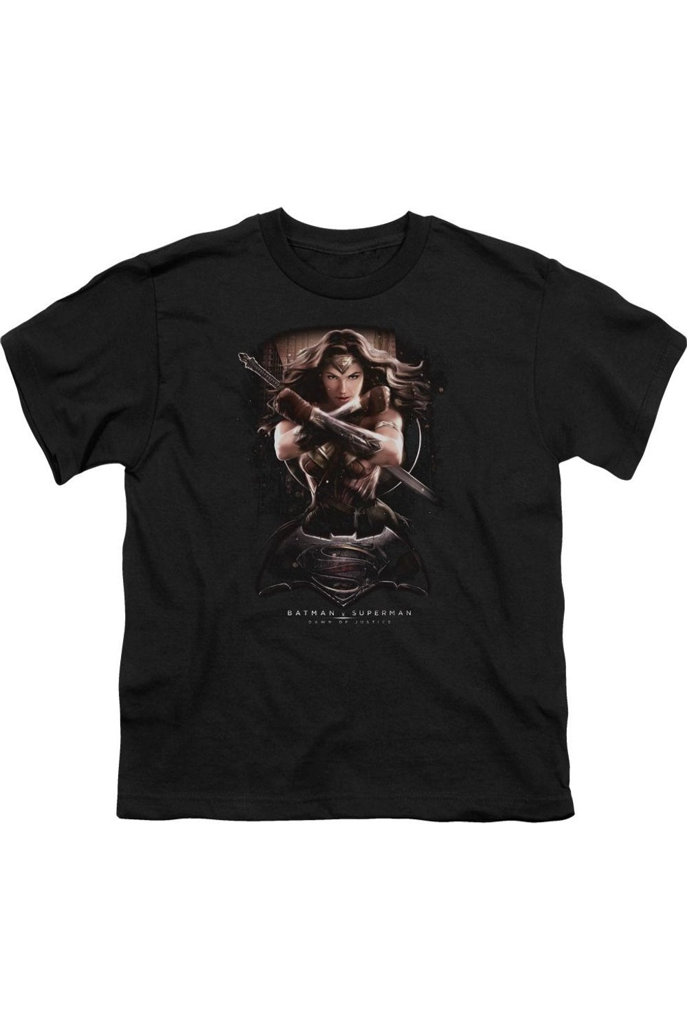 Футболка с коротким рукавом для детей "Бэтмен против Супермена: Чудо-женщина в эпицентре событий" Gildan, черный
Футболка с коротким рукавом для детей "Бэтмен против Супермена: Чудо-женщина в эпицентре событий" Gildan, черный