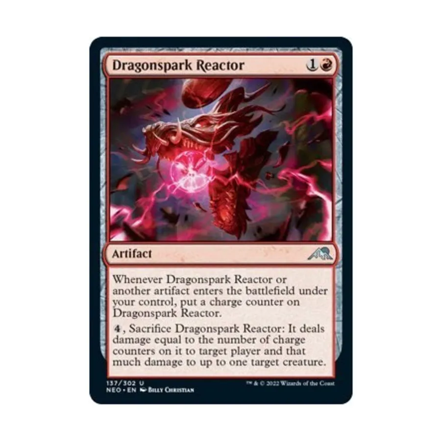 CCG Реактор Драконьей Искры (U), MTG - Kamigawa : Neon Dynasty
CCG Реактор Драконьей Искры (U), MTG - Kamigawa : Neon Dynasty