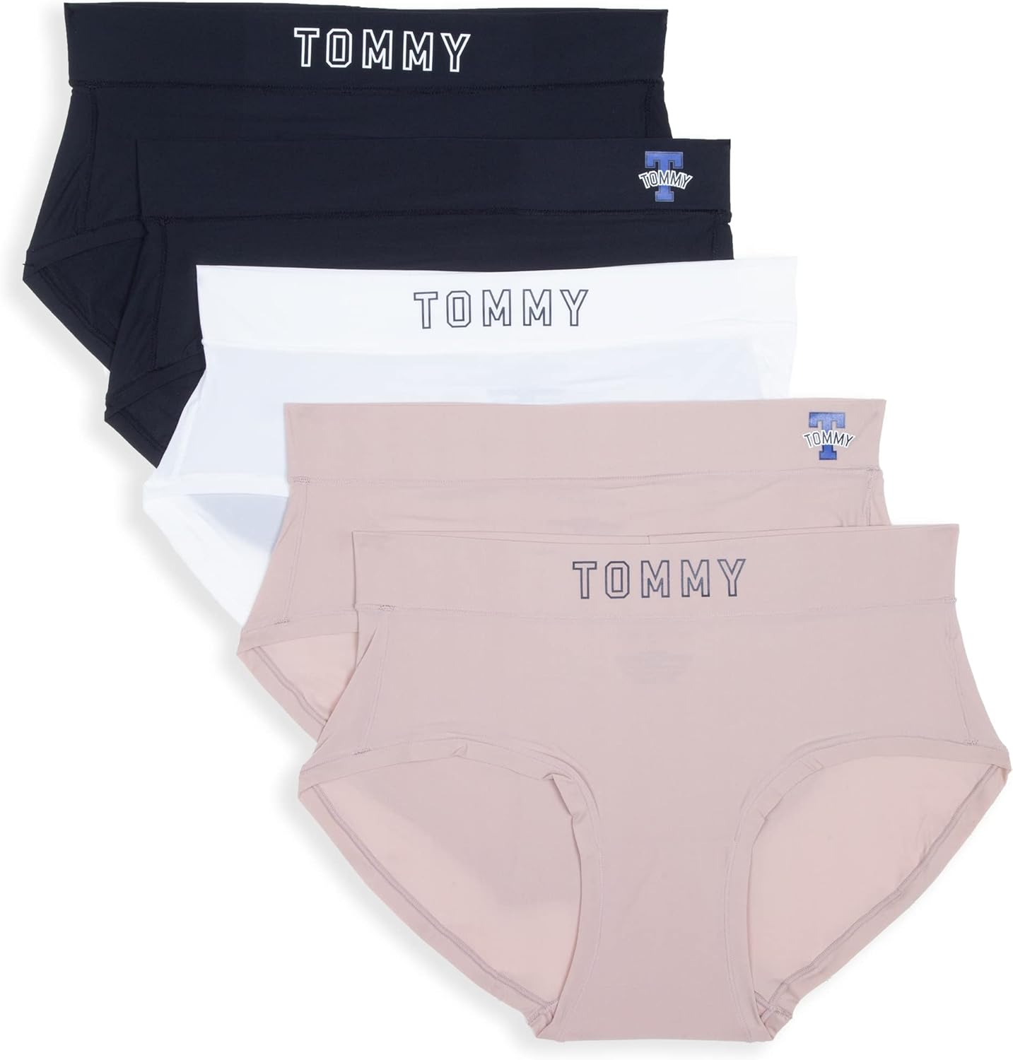 Женские хипстеры Tommy Hilfiger, упаковка из 5 пар, Bb/Bb/Bw/Bk/Blk
Женские хипстеры Tommy Hilfiger, упаковка из 5 пар, Bb/Bb/Bw/Bk/Blk