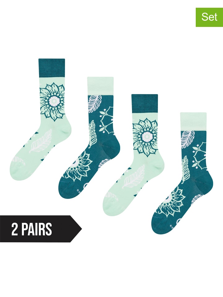 Dedoles Комплект из 2 пар носков цвета бензин/мята
Dedoles Комплект из 2 пар носков цвета бензин/мята