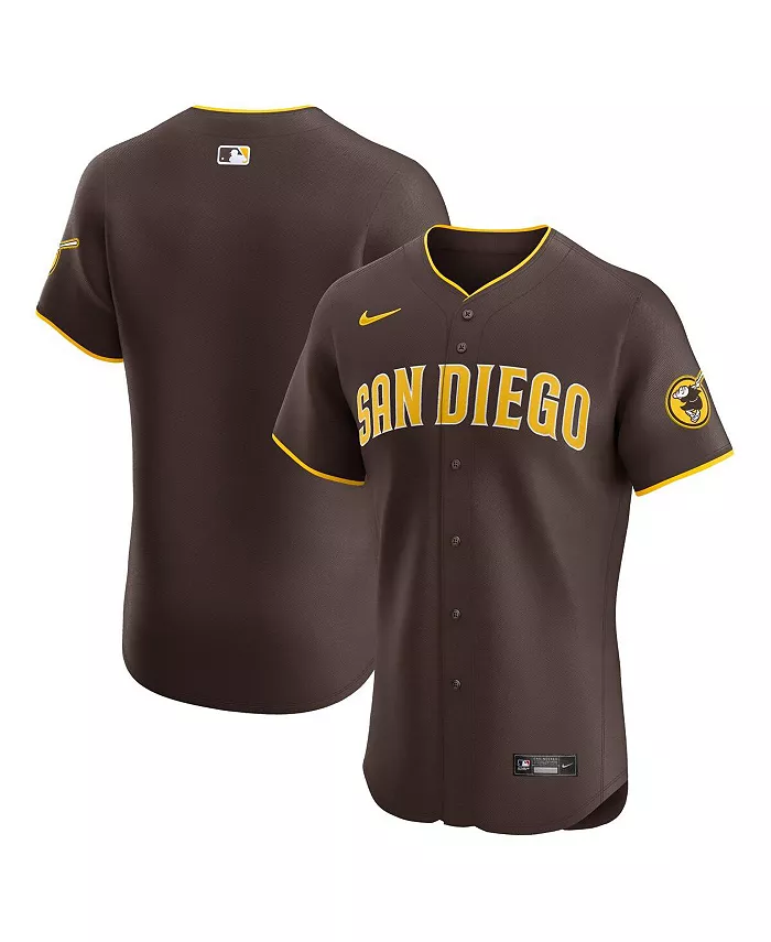 Мужская коричневая бейсбольная джерси San Diego Padres Road Vapor Premier Elite Patch Nike
Мужская коричневая бейсбольная джерси San Diego Padres Road Vapor Premier Elite Patch Nike