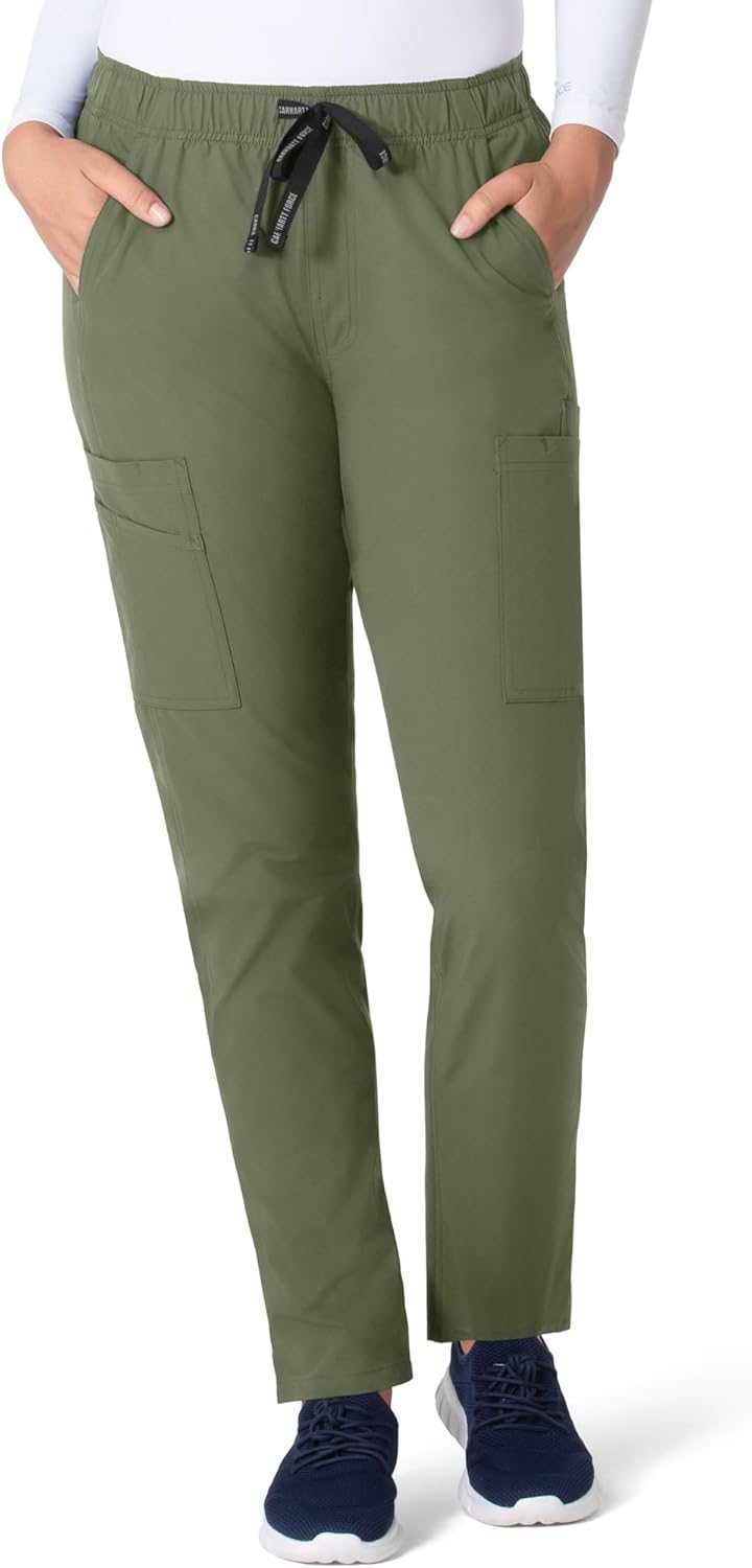 Carhartt Scrubs C51213 Женские брюки Force Modern Fit Straight Leg, Olive
Carhartt Scrubs C51213 Женские брюки Force Modern Fit Straight Leg, Olive