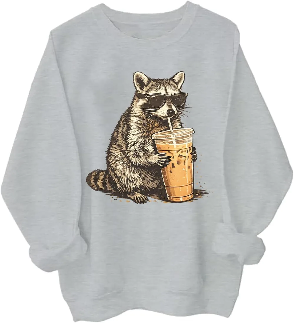 Толстовка с енотом, пьющим кофе Cynvor
Толстовка с енотом, пьющим кофе Cynvor