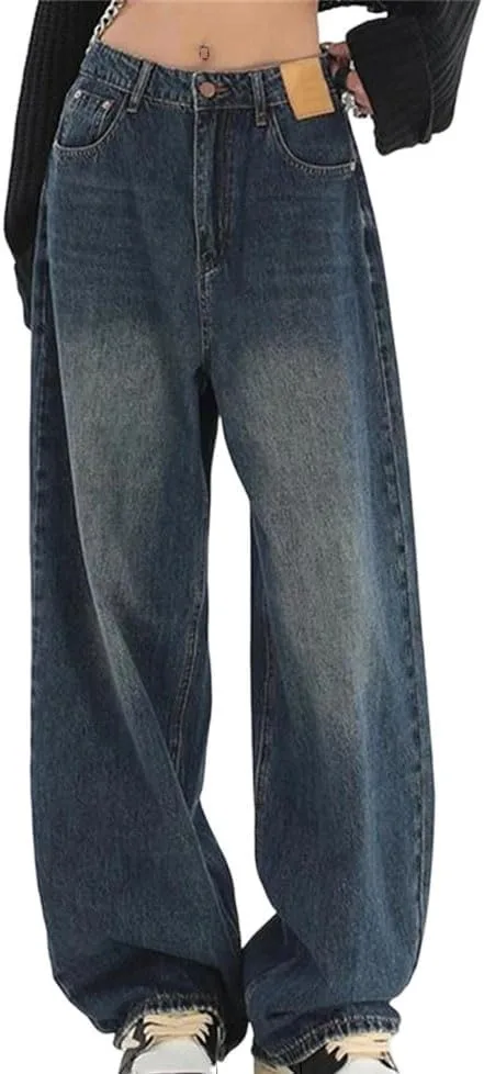 Женские джинсы с высокой талией и широкими штанинами
Женские джинсы с высокой талией и широкими штанинами