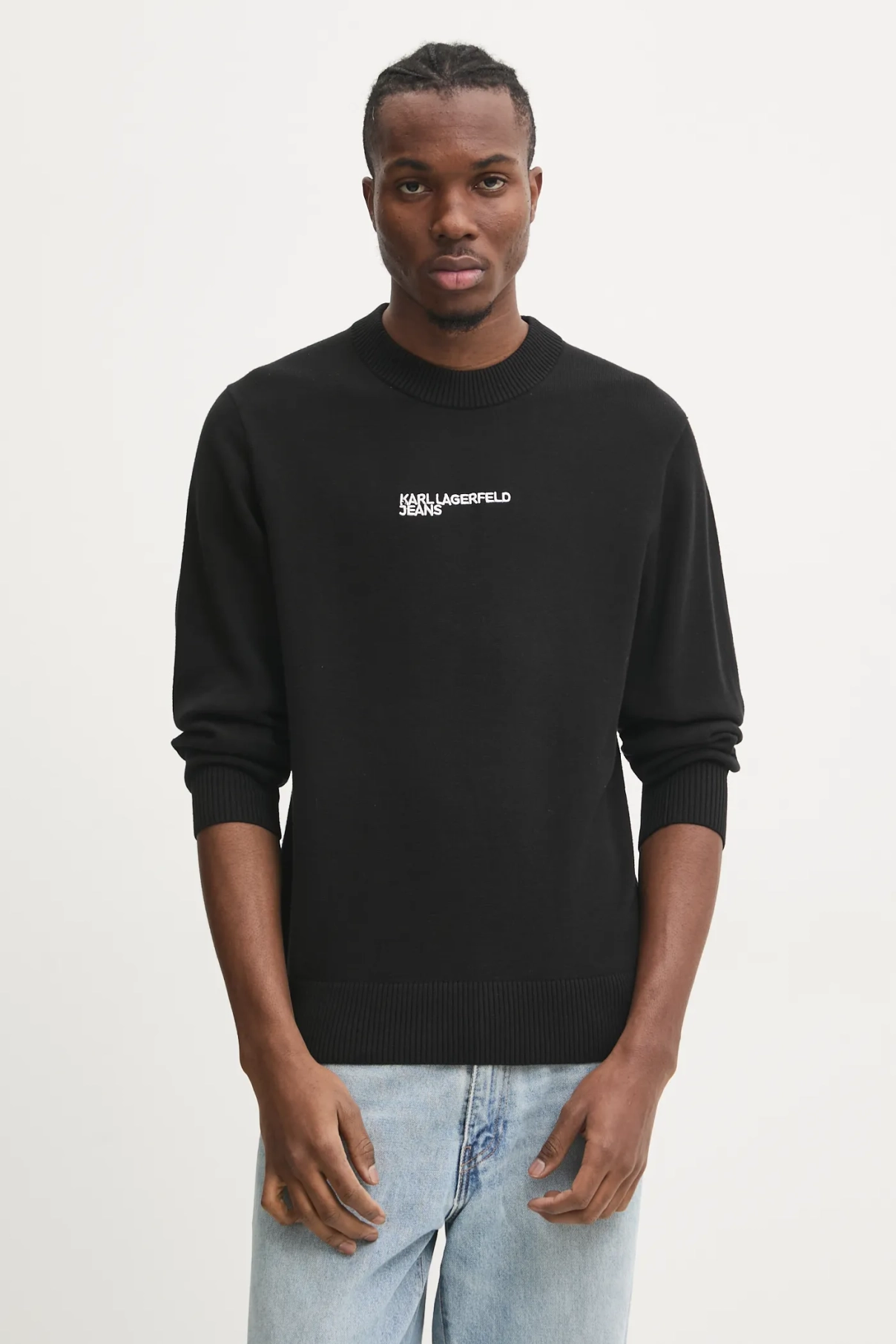 Хлопковый свитер Karl Lagerfeld Jeans, черный
Хлопковый свитер Karl Lagerfeld Jeans, черный