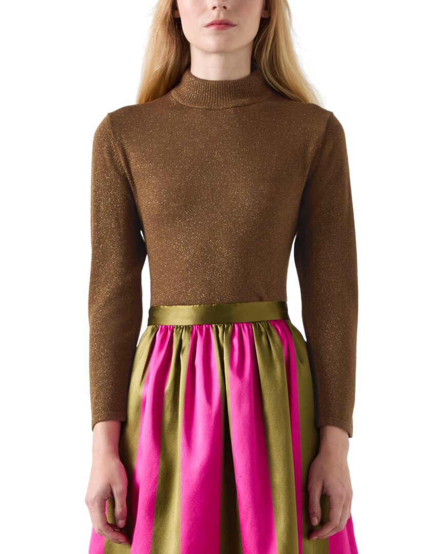 LK Bennett Sadie Вязаный шелковый топ, зеленый
LK Bennett Sadie Вязаный шелковый топ, зеленый