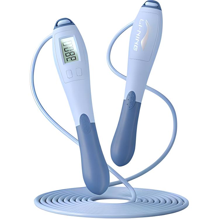 Электронная скакалка с ПВХ-счетчиком LINING, синий
Электронная скакалка с ПВХ-счетчиком LINING, синий