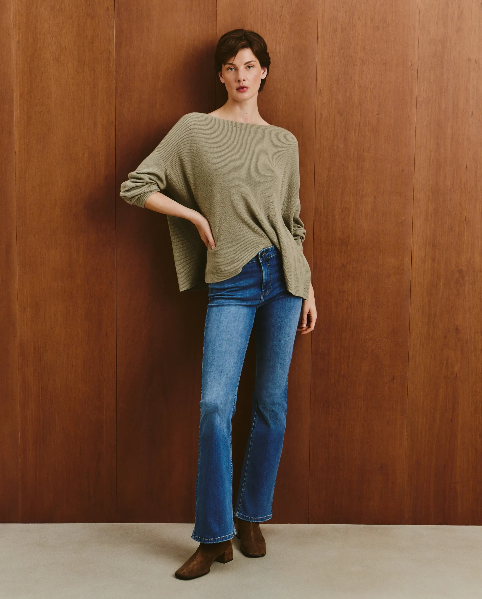 Женские джинсы-клеш Southern Cotton, бледно-голубой
Женские джинсы-клеш Southern Cotton, бледно-голубой