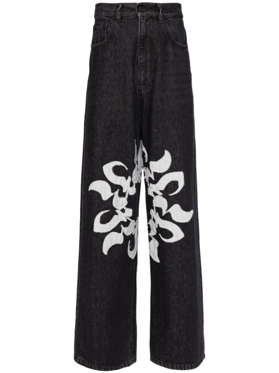 Джинсы в технике пэчворк KUSIKOHC, черный
Джинсы в технике пэчворк KUSIKOHC, черный