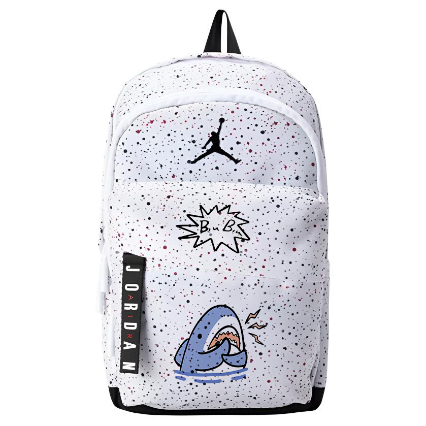 Jordan Полиэстеровый рюкзак с термопереносом унисекс белый, Biu Shark
Jordan Полиэстеровый рюкзак с термопереносом унисекс белый, Biu Shark