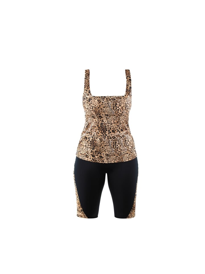 Комплект бикини sunmarin Tankini, цвет schwarz/braun 
Комплект бикини sunmarin Tankini, цвет schwarz/braun