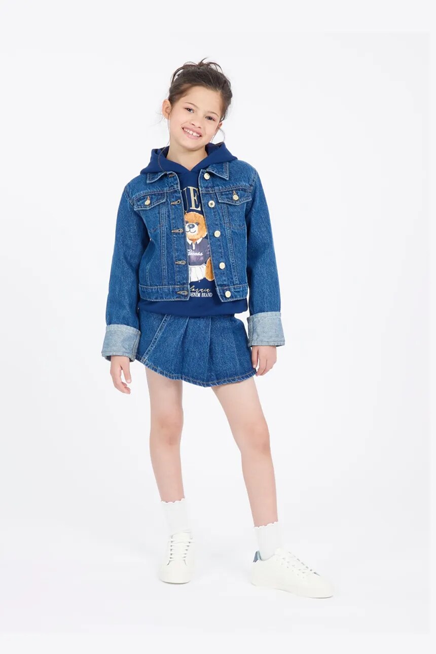 Джинсовая куртка для детей Guess, синий
Джинсовая куртка для детей Guess, синий
