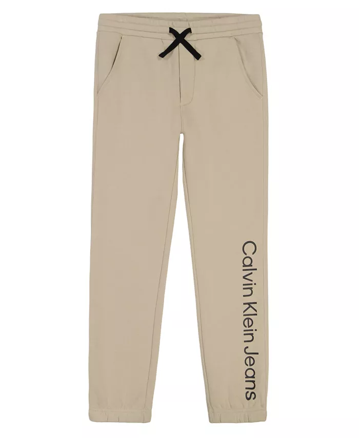 Брюки-джоггеры для мальчиков 8-20 с резинками на манжетах Calvin Klein, белый
Брюки-джоггеры для мальчиков 8-20 с резинками на манжетах Calvin Klein, белый