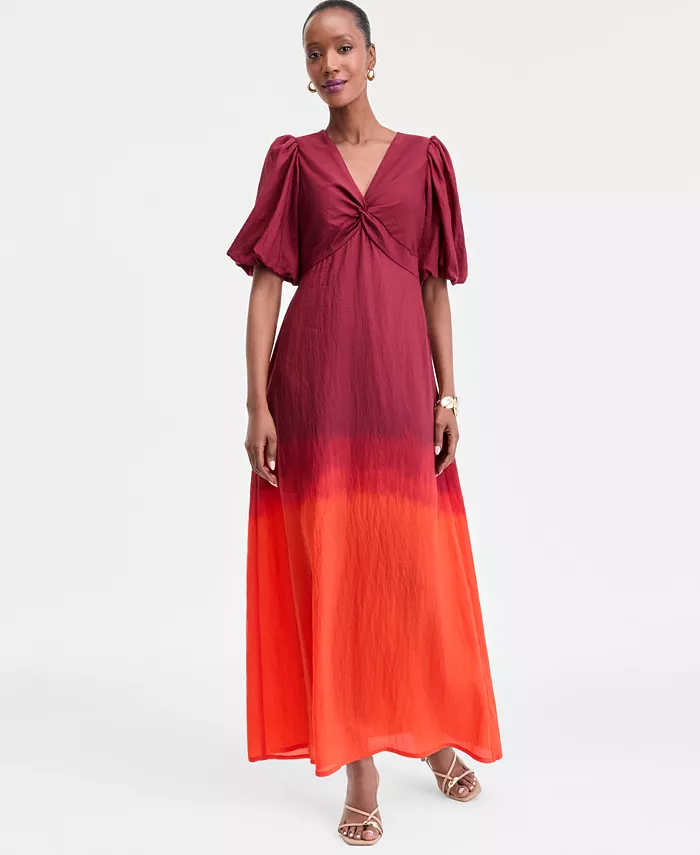 Женское макси-платье с омбре и скрученным передом I.N.C. International Concepts, красный
Женское макси-платье с омбре и скрученным передом I.N.C. International Concepts, красный