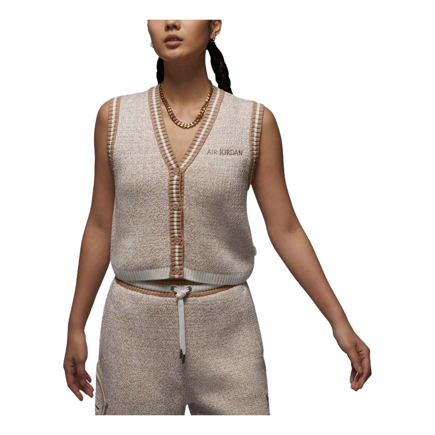 Жилет (WMNS) Air Jordan Knit Vest Asia Sizing 'Sail'
Жилет (WMNS) Air Jordan Knit Vest Asia Sizing 'Sail'