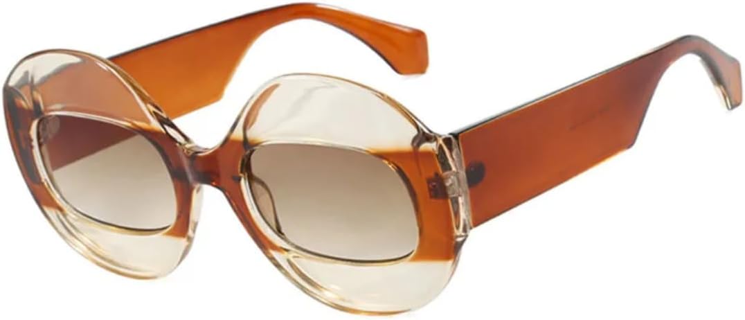 Модные солнцезащитные очки большого размера в овальной оправе для женщин и мужчин: солнцезащитные очки для вождения и путешествий, ветрозащитные очки с защитой от УФ-излучения UV400 VVTWSSW, Tea Gradient Tea
Модные солнцезащитные очки большого размера в овальной оправе для женщин и мужчин: солнцезащитные очки для вождения и путешествий, ветрозащитные очки с защитой от УФ-излучения UV400 VVTWSSW, Tea Gradient Tea