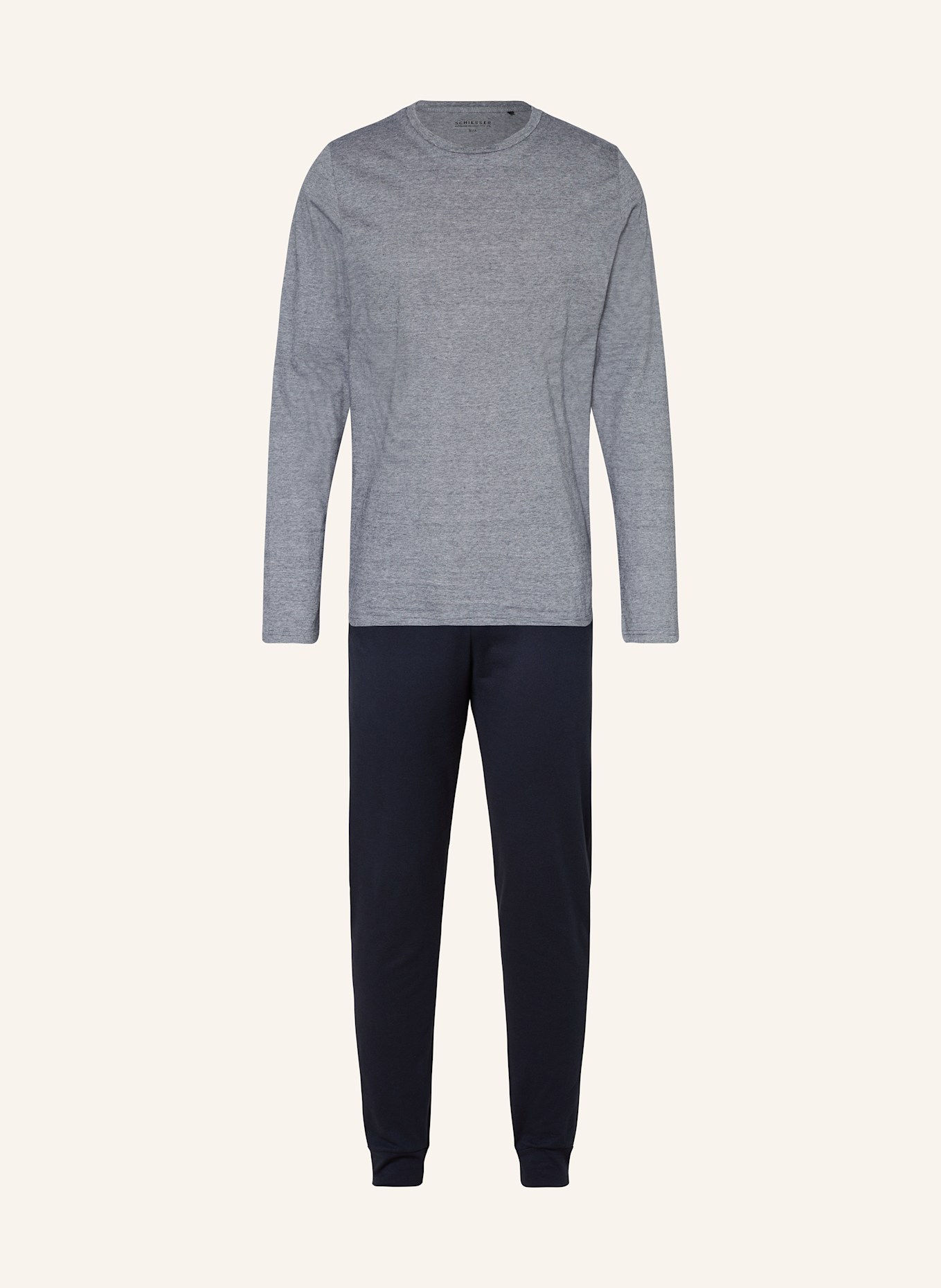 Пижамы повседневные базовые вещи Schiesser, мультиколор 
Пижамы повседневные базовые вещи Schiesser, мультиколор