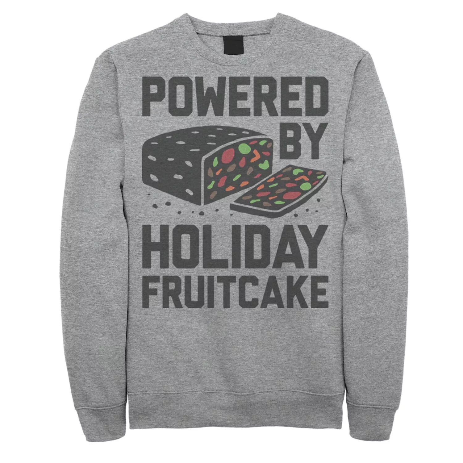 Мужской рождественский свитшот Powered By Holiday Fruitcake Licensed Character
Мужской рождественский свитшот Powered By Holiday Fruitcake Licensed Character