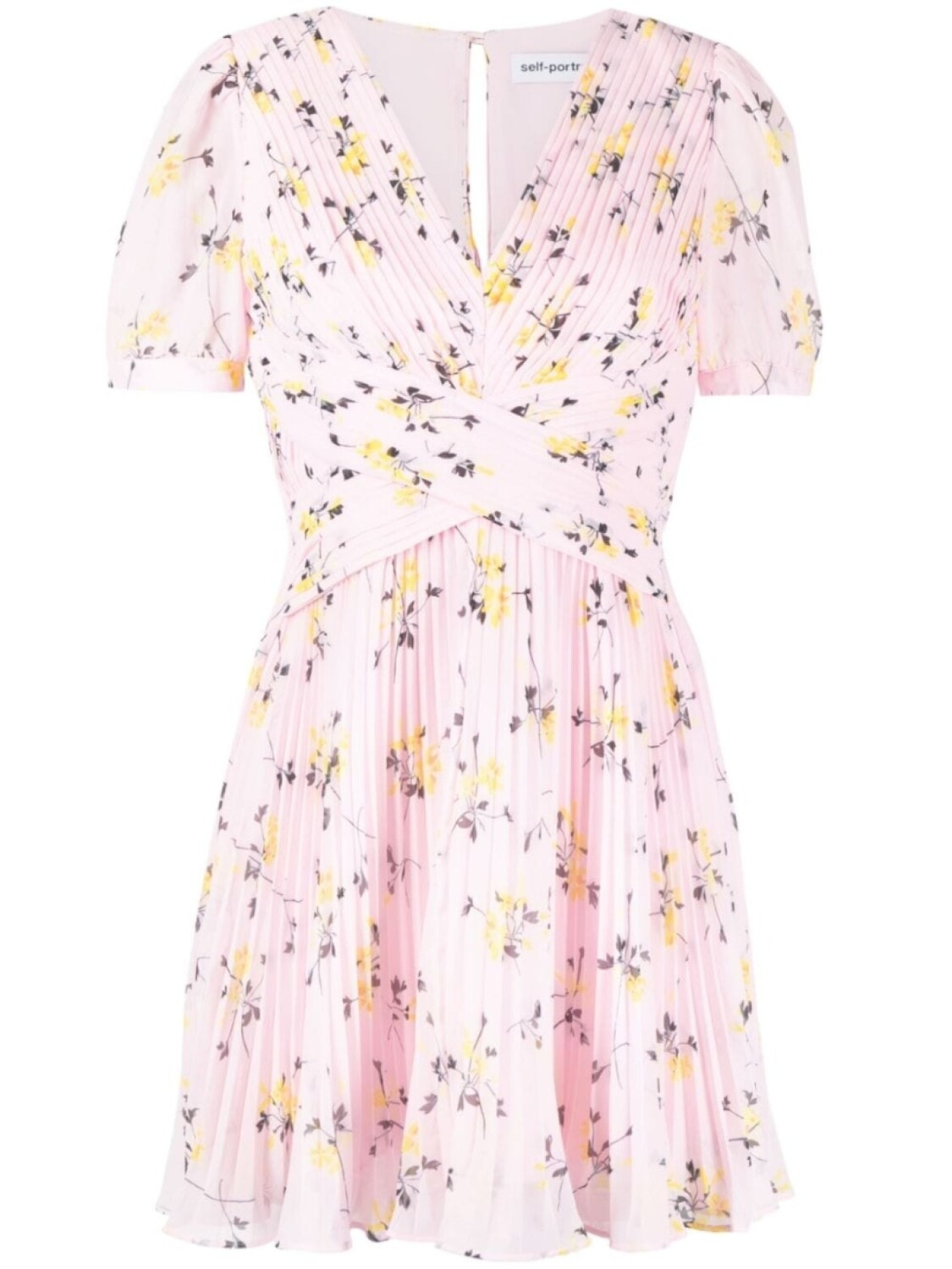Платье мини с цветочным принтом Self-Portrait, розовый
Платье мини с цветочным принтом Self-Portrait, розовый