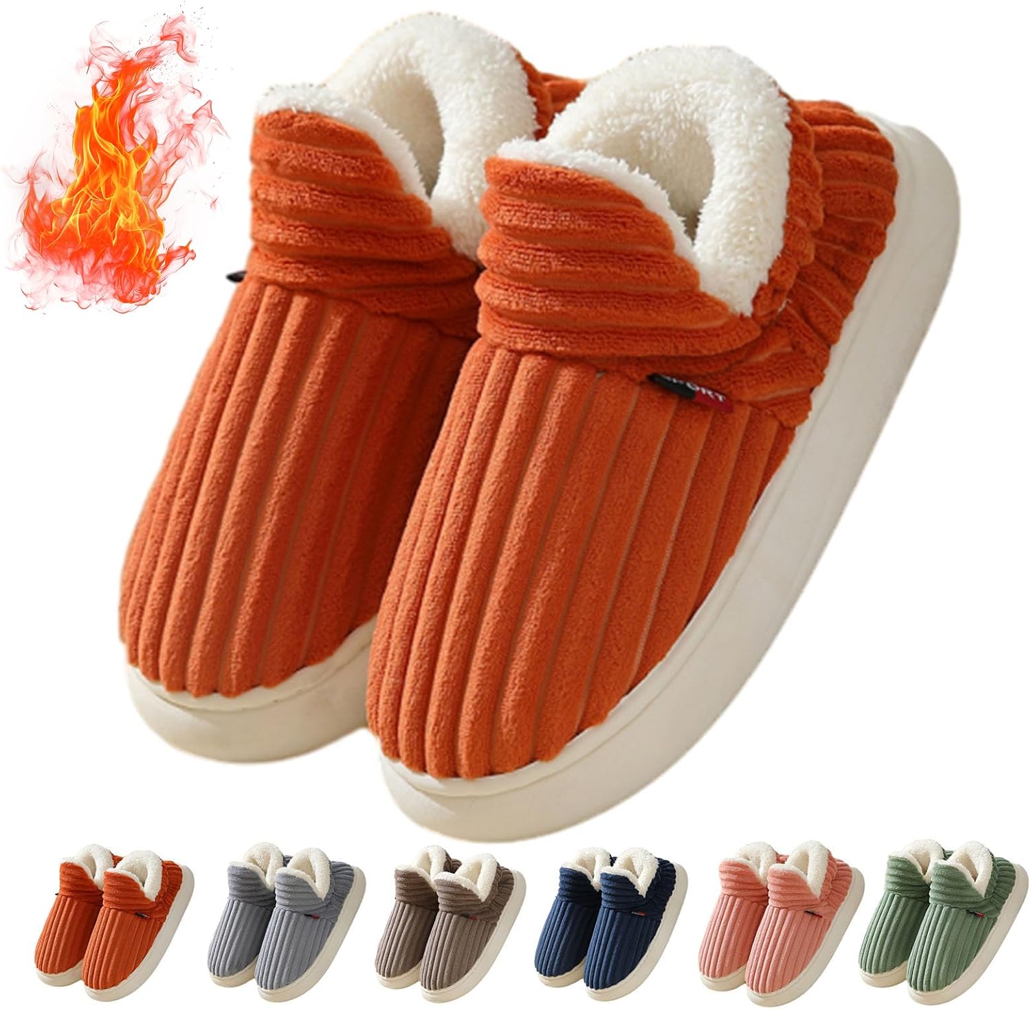 Домашние тапочки-ботиночки, уютные, стильные, зимние, пушистые, теплые, с толстой подошвой, плюшевые, в виде облака, для мужчин и женщин Generic, оранжевый
Домашние тапочки-ботиночки, уютные, стильные, зимние, пушистые, теплые, с толстой подошвой, плюшевые, в виде облака, для мужчин и женщин Generic, оранжевый