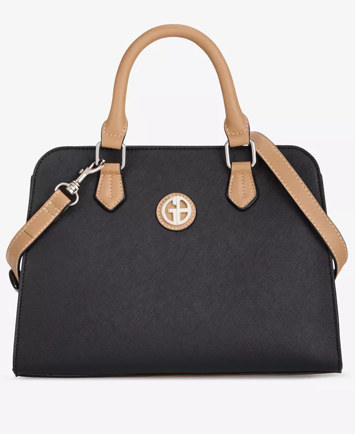 Структурированная сумка-кроссбоди Saffiano Giani Bernini, черный
Структурированная сумка-кроссбоди Saffiano Giani Bernini, черный