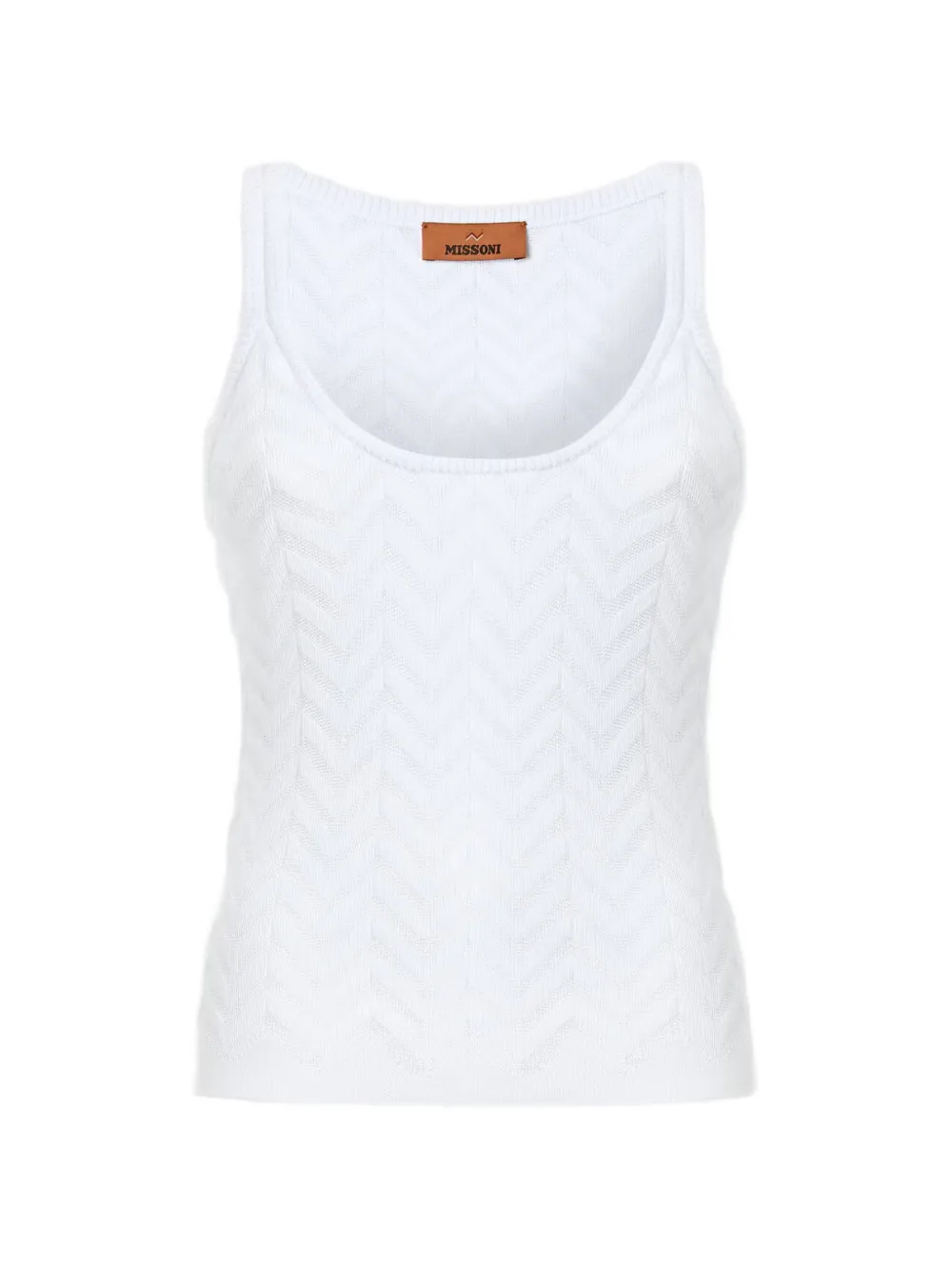 Майка с зигзагообразным узором Missoni, белый
Майка с зигзагообразным узором Missoni, белый