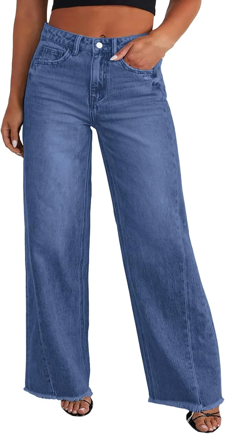 Женские джинсы Wide Leg Casual Baggy Denim 2025 Y2K High Waisted Strechy Raw Hem с карманами Nkgra
Женские джинсы Wide Leg Casual Baggy Denim 2025 Y2K High Waisted Strechy Raw Hem с карманами Nkgra