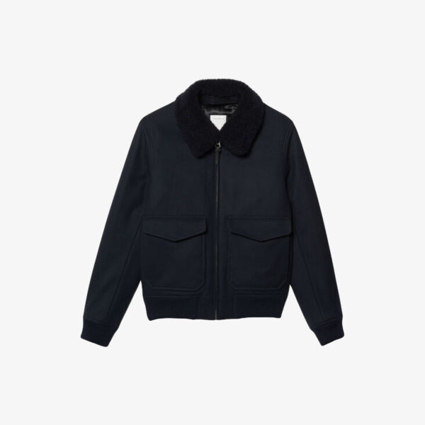 Куртка-Авиатор из овчины и шерсти на молнии Sandro, синий
Куртка-Авиатор из овчины и шерсти на молнии Sandro, синий