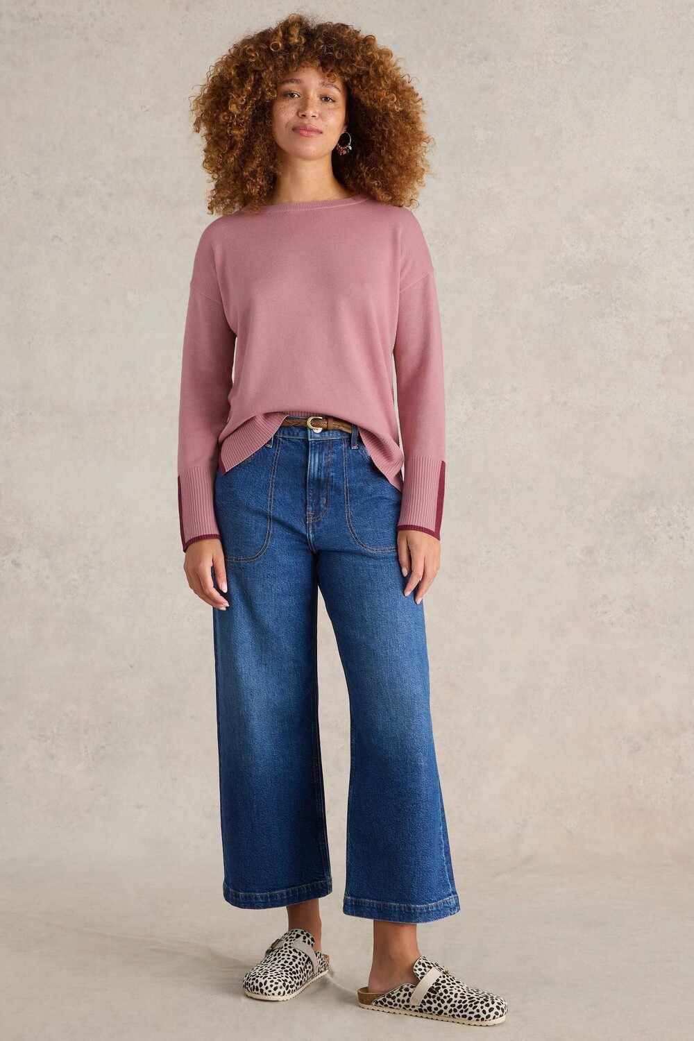 Джемпер оливкового цвета White Stuff, розовый
Джемпер оливкового цвета White Stuff, розовый