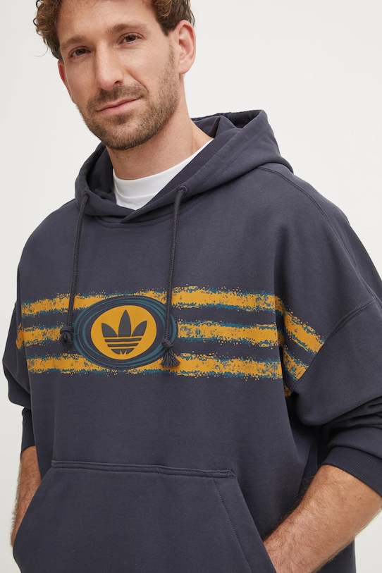 Хлопковая толстовка Adidas Originals, серый
Хлопковая толстовка Adidas Originals, серый