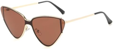 Женские солнцезащитные очки в черном металлическом стиле, женские очки «кошачий глаз», винтажные солнцезащитные очки без оправы, защита от ультрафиолета UV400 MTZJH, Gold Brown
Женские солнцезащитные очки в черном металлическом стиле, женские очки «кошачий глаз», винтажные солнцезащитные очки без оправы, защита от ультрафиолета UV400 MTZJH, Gold Brown