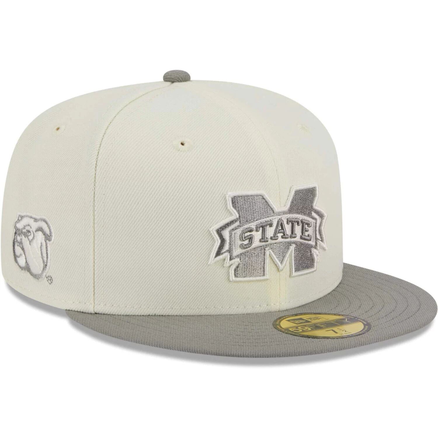Мужская облегающая шляпа New Era Stone/серый Mississippi State Bulldogs Chrome & Concrete 59FIFTY
Мужская облегающая шляпа New Era Stone/серый Mississippi State Bulldogs Chrome & Concrete 59FIFTY
