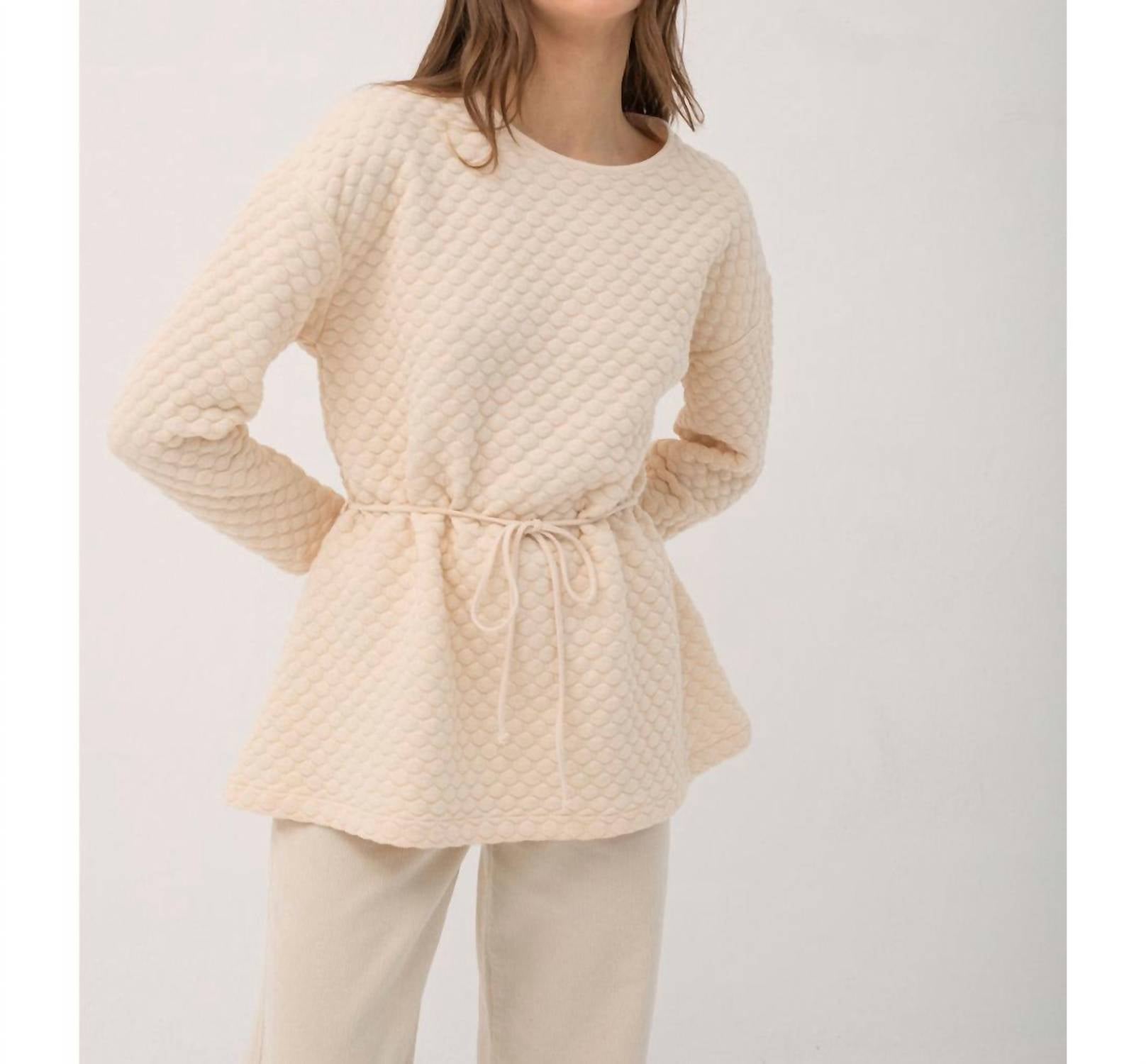 Ovela Свитшот в цвете экрю Mus & Bombon, Ecru
Ovela Свитшот в цвете экрю Mus & Bombon, Ecru