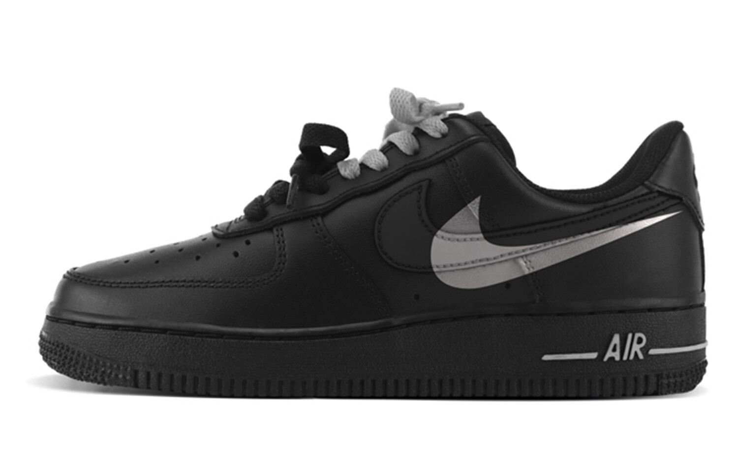 Кроссовки для скейтбординга Air Force 1 женские с низким верхом, черный/серебряный Nike
Кроссовки для скейтбординга Air Force 1 женские с низким верхом, черный/серебряный Nike