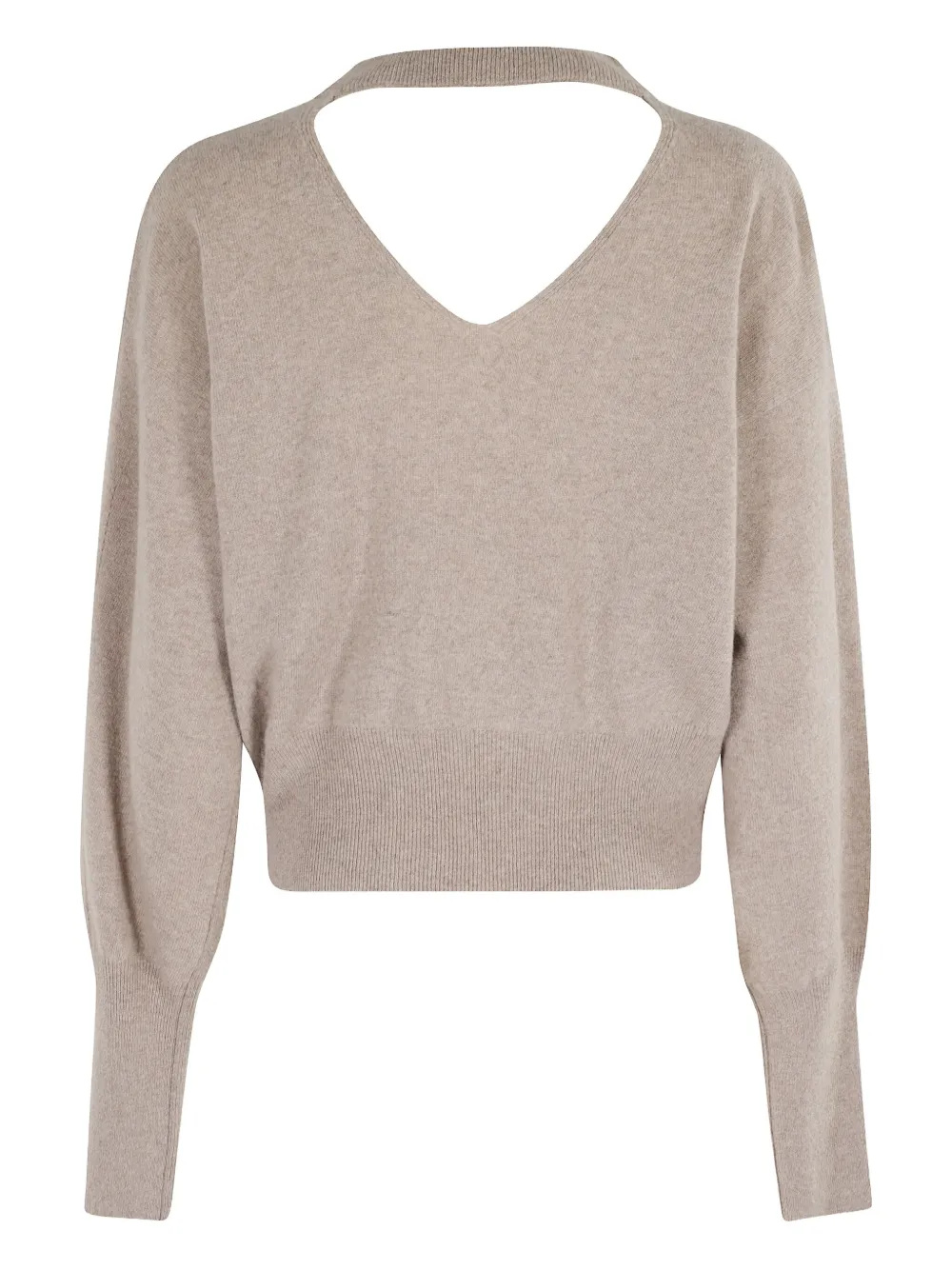 Ребристый свитер с рукавами-фонариками Federica Tosi, нейтральный
Ребристый свитер с рукавами-фонариками Federica Tosi, нейтральный