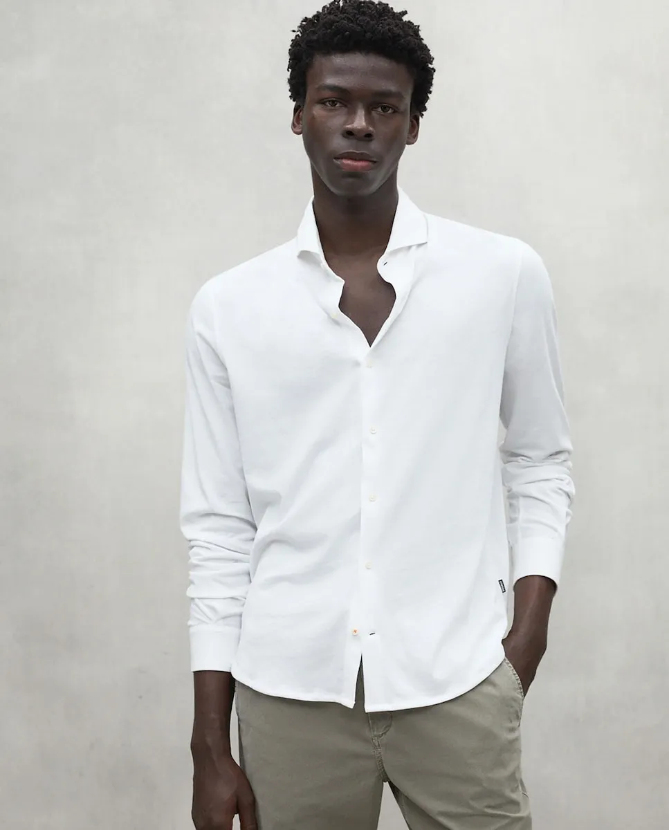 Простая мужская рубашка с длинным рукавом Ecoalf, белый
Простая мужская рубашка с длинным рукавом Ecoalf, белый