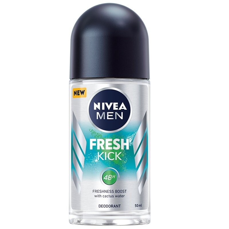Nivea, Мужской антиперспирант Fresh Kick шариковый 50мл
Nivea, Мужской антиперспирант Fresh Kick шариковый 50мл
