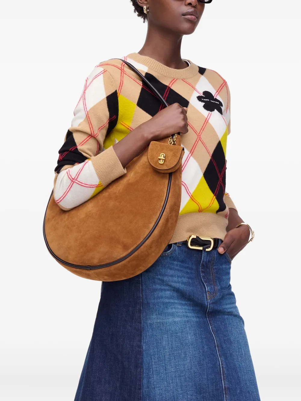 Сумка на плечо среднего размера MARC JACOBS, коричневый 
Сумка на плечо среднего размера MARC JACOBS, коричневый