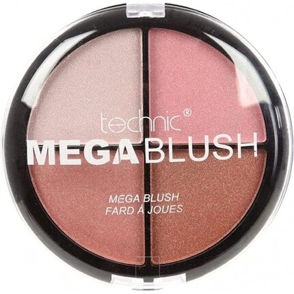 Компактные румяна Mega Blush 4-в-1 с легким блеском для свежего и сияющего вида Technic
Компактные румяна Mega Blush 4-в-1 с легким блеском для свежего и сияющего вида Technic