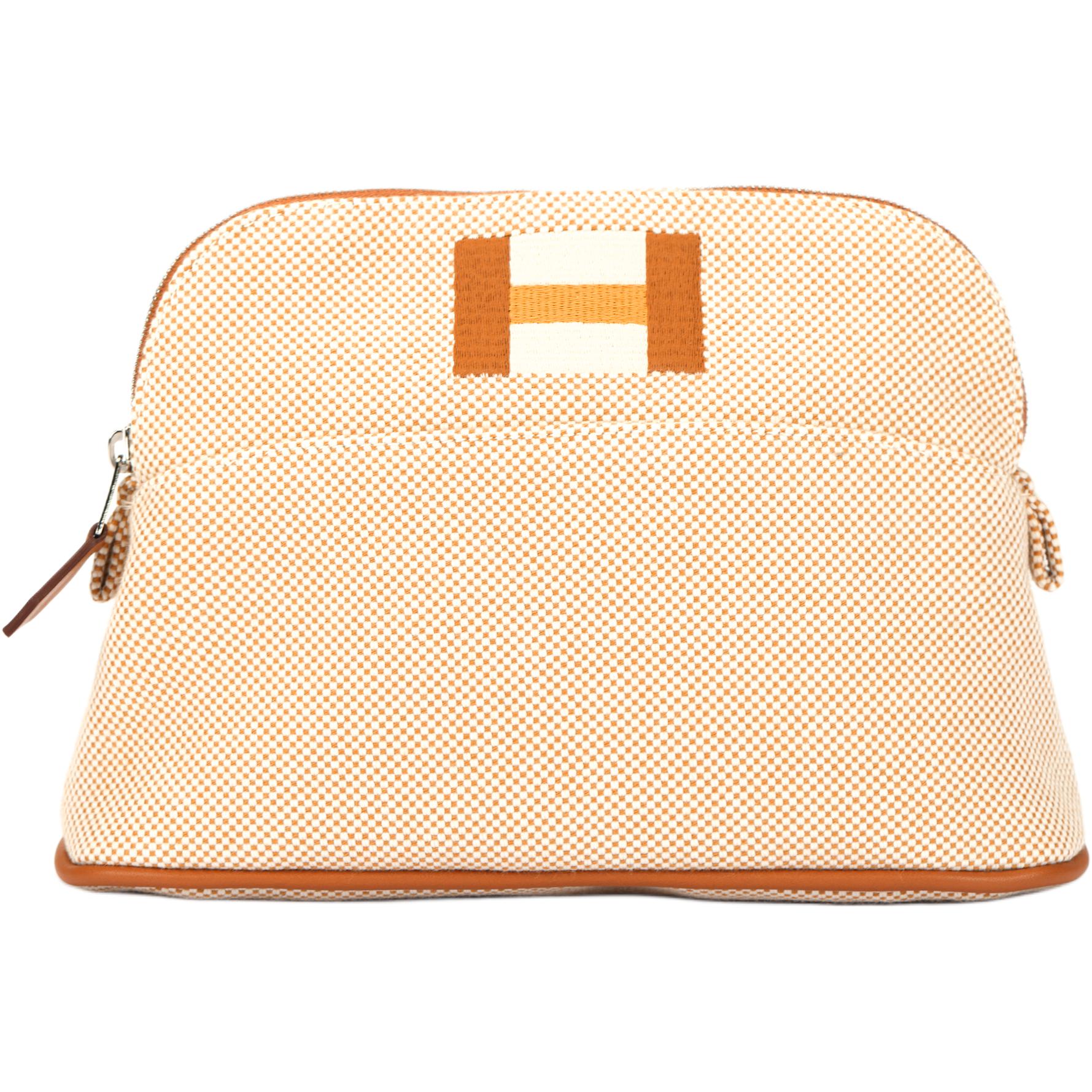HERMES Bolide Cotton Makeup Bag Mini Women's 06 Dore Gilded Gold
HERMES Bolide Cotton Makeup Bag Mini Women's 06 Dore Gilded Gold