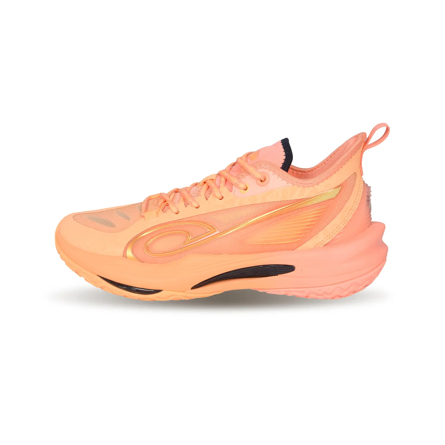 QIAODAN Баскетбольные кроссовки с противоскользящей подошвой, износостойкие, мужские, яркие, оранжево-кораллово-розовые 
QIAODAN Баскетбольные кроссовки с противоскользящей подошвой, износостойкие, мужские, яркие, оранжево-кораллово-розовые