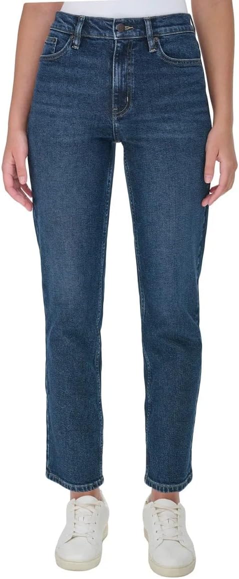 Женские джинсы Calvin Klein с высокой талией и прямыми штанинами, Dark Blue
Женские джинсы Calvin Klein с высокой талией и прямыми штанинами, Dark Blue